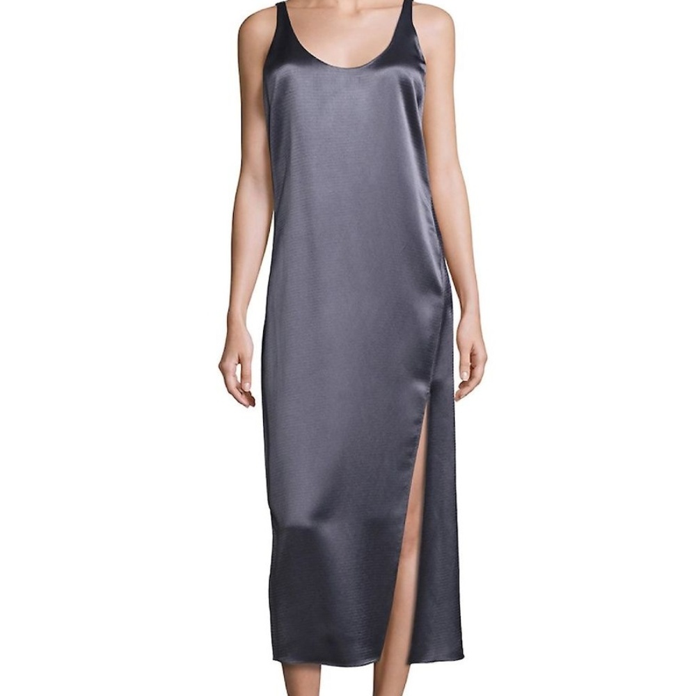 DVF Slip Dress Slate Gray